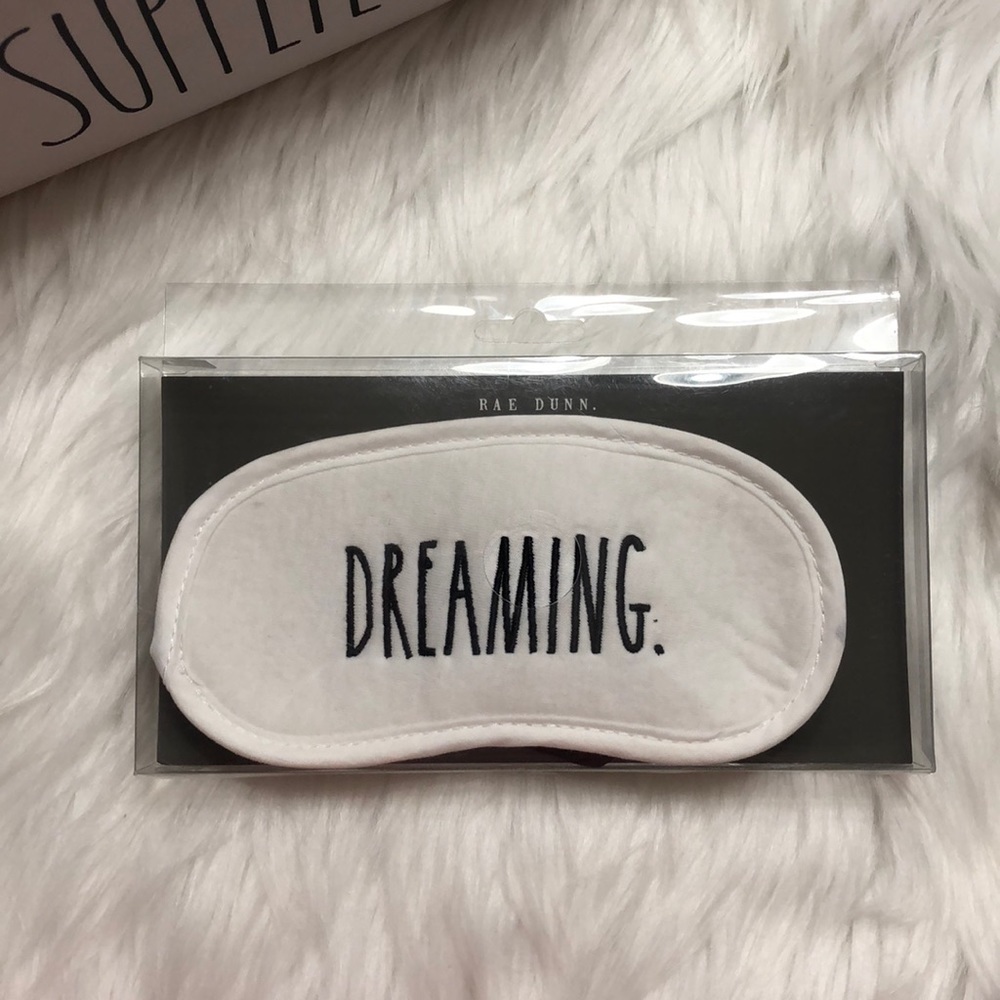 Rae Dunn “DREAMING” sleep mask